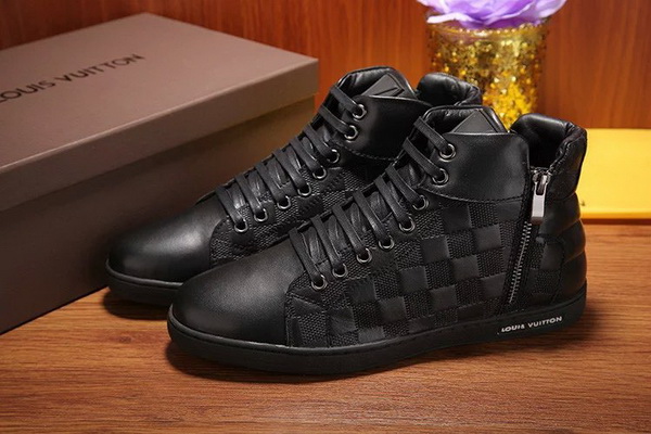 LV High-Top Fashion Men Shoes--017